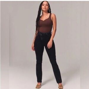 Abercrombie & Fitch Jeans Crossover ‘90s Slim Straight High Rise Size 26/2 Short